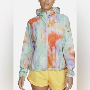 Nike Multicolor Tie-Dye Lightweight Hooded Jacket